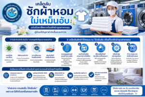 ซักผ้าหอมไม่เหม็นอับ ซักผ้าโรงแรม ซักผ้าอุตสาหกรรม